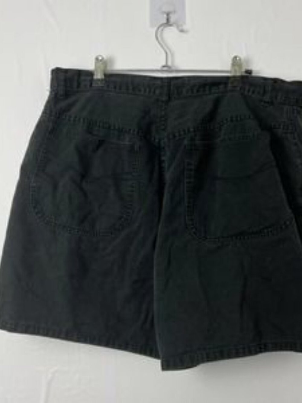 Blues Black Pull String Zipper high Waisted Shorts - Picture 3 of 3